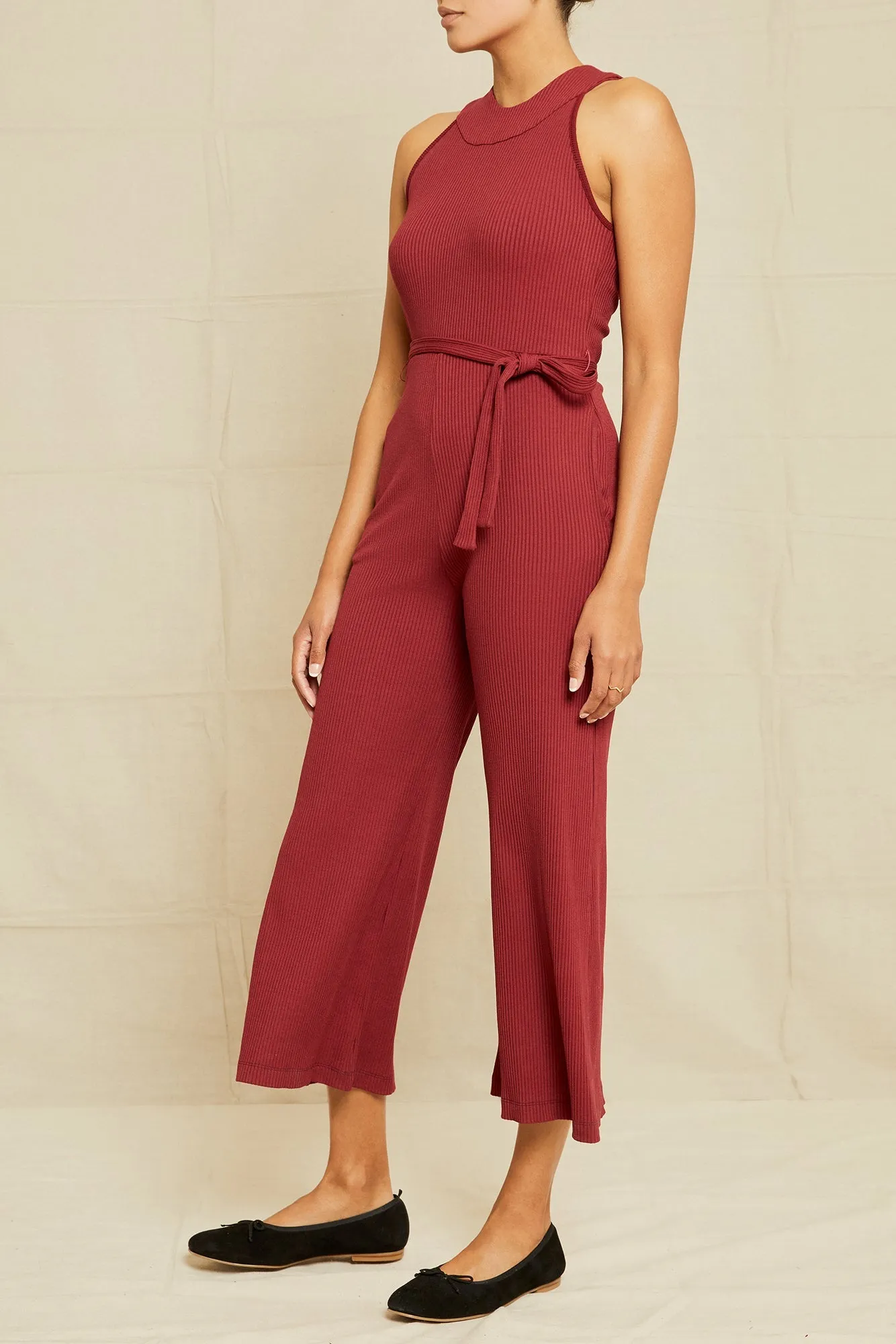 Maja Paris Rib Jumpsuit - Mulberry sold by Amour Vert product image thumbnail 3