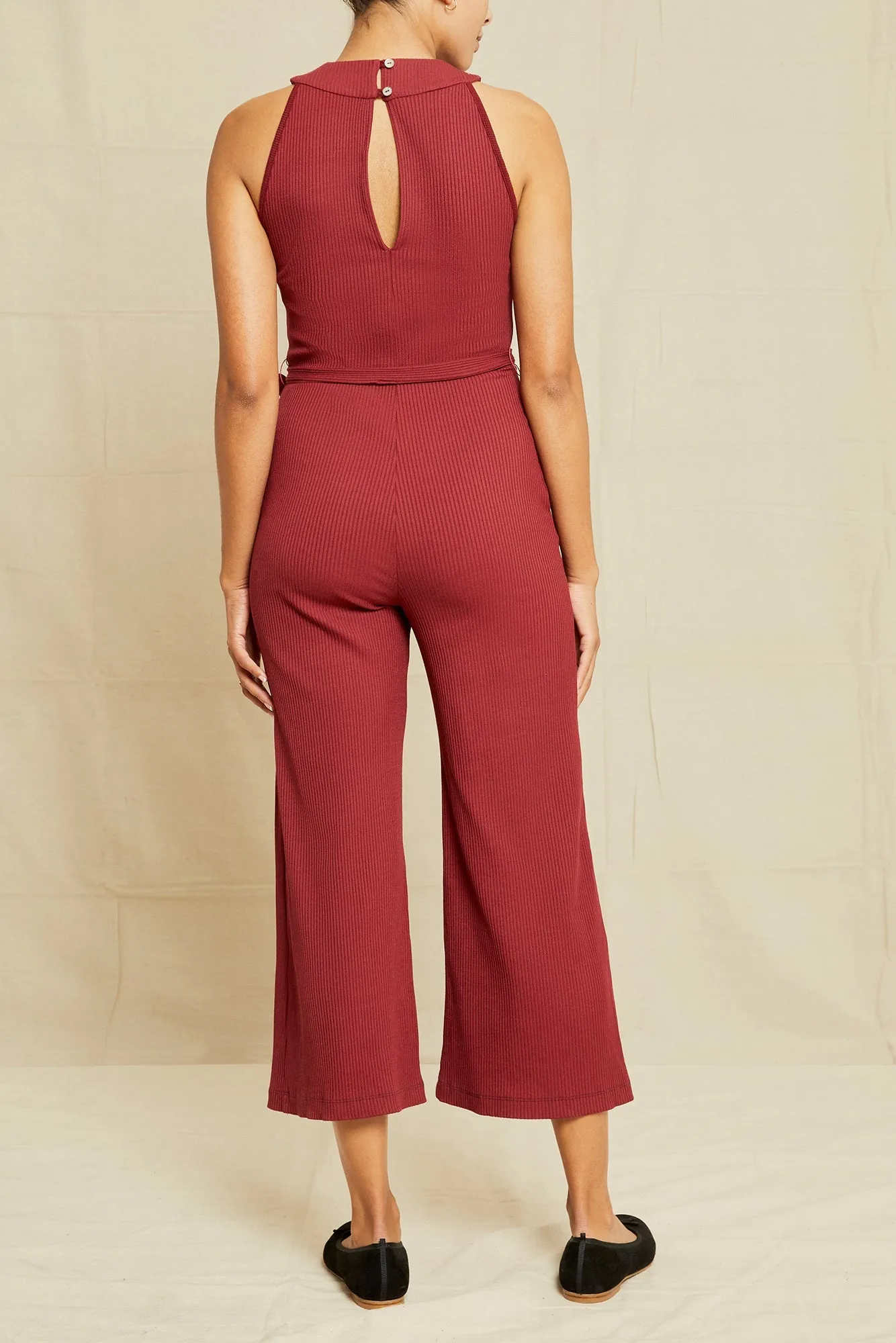 Maja Paris Rib Jumpsuit - Mulberry sold by Amour Vert product image thumbnail 4