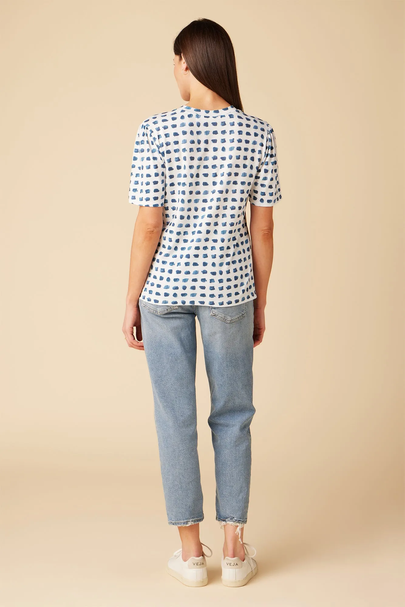 Odilia Reverie Slub Tee - Squared Up White sold by Amour Vert product image thumbnail 4