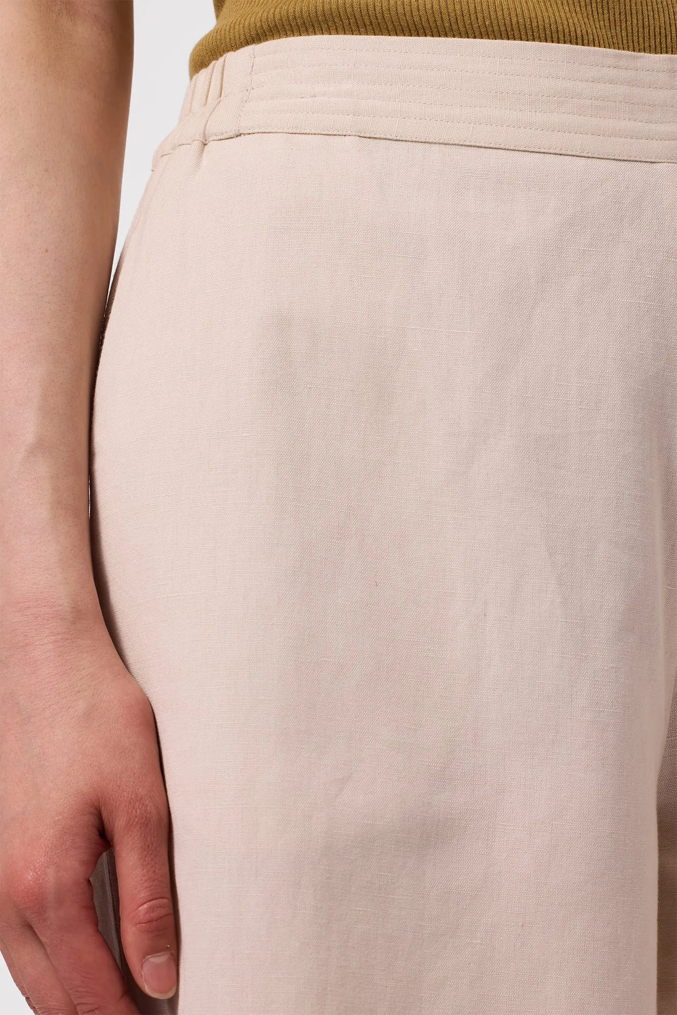 Malia Cotton Linen Pant - Natural sold by Amour Vert product image thumbnail 5