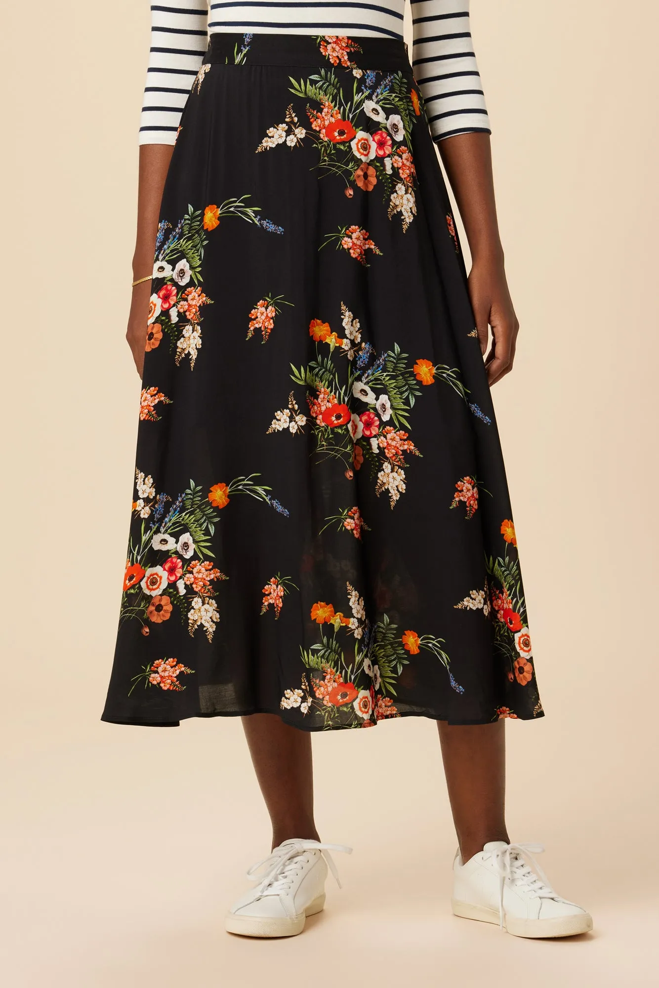 Blaze Ecovero Skirt - Treviso Orange sold by Amour Vert