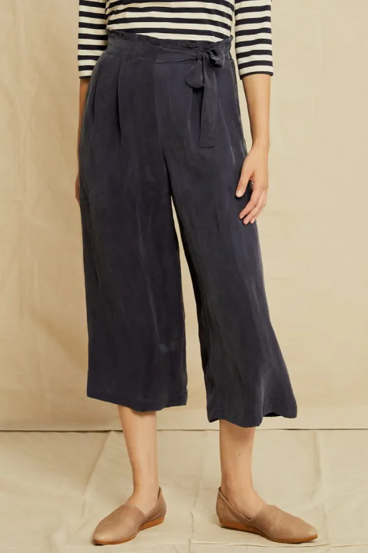 Gael Cottonseed Cupro Pants - Ocean sold by Amour Vert