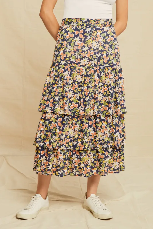 Christy Skirt - Mojave Bloom made by Amour Vert