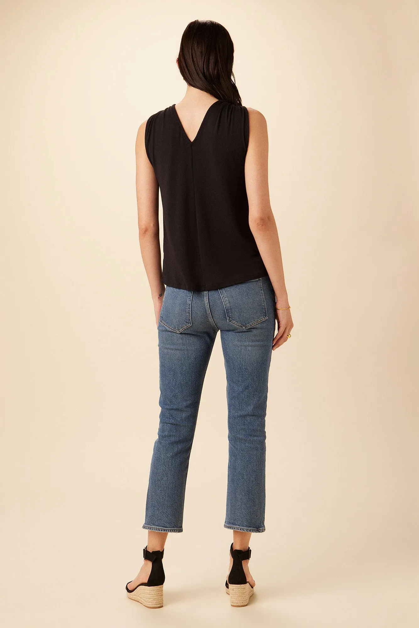 Mora Modal Top - Black - ReAmour sold by Amour Vert product image thumbnail 3