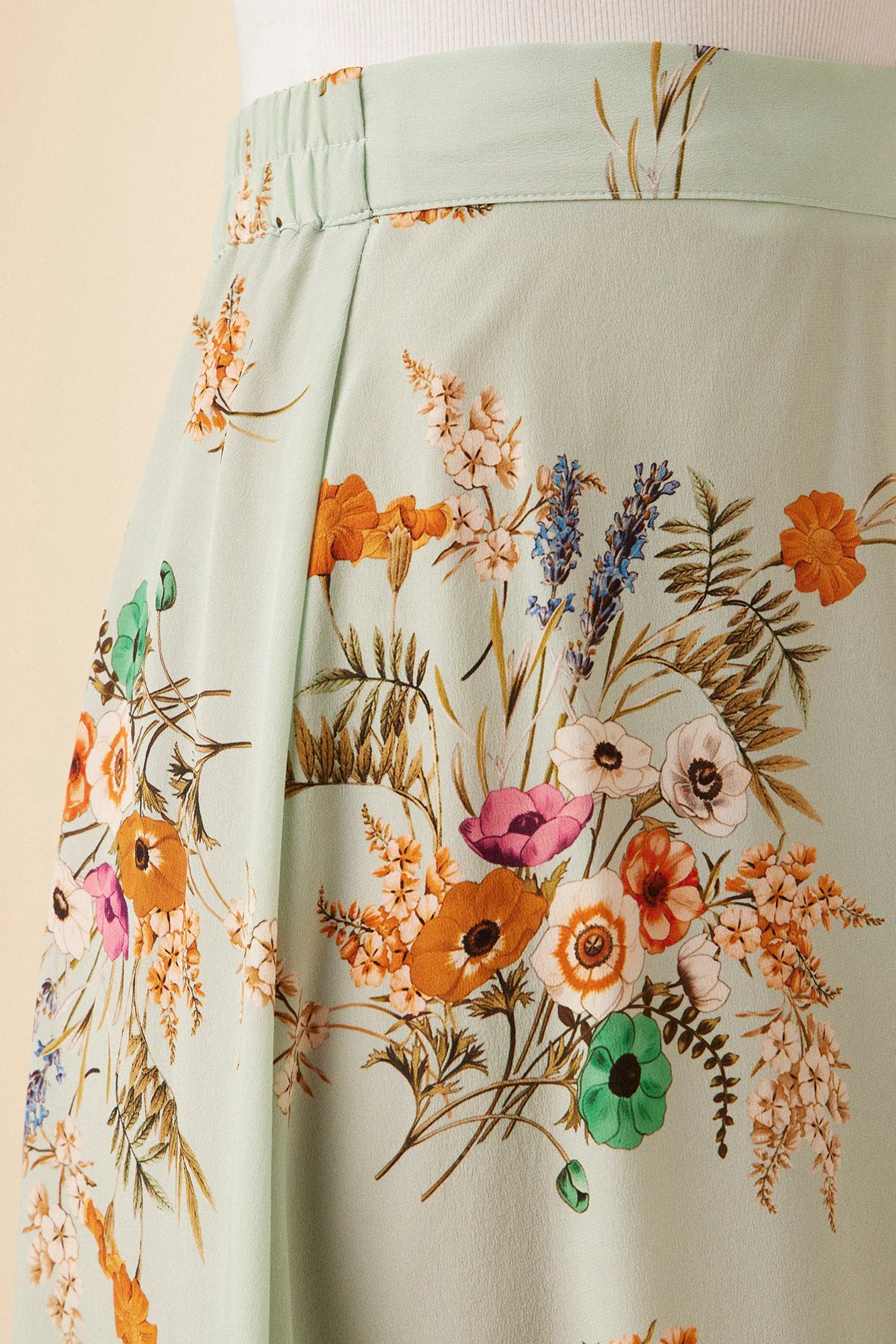 Blaze Washable Silk Skirt - Cannes Floral sold by Amour Vert product image thumbnail 4