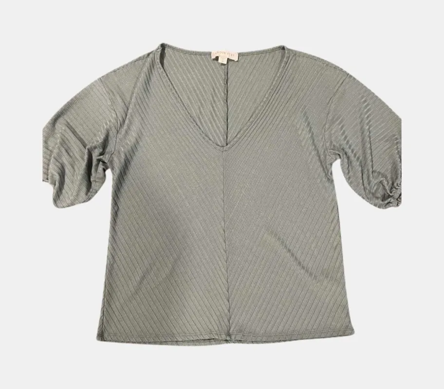 Manette Ribbed Top - Balsam Green - ReAmour sold by Amour Vert