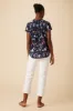 Renata Ecovero Blouse - Gemini Navy - ReAmour sold by Amour Vert
