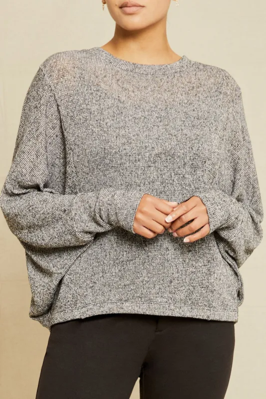 Desi Upcycled Knit Top sold by Amour Vert