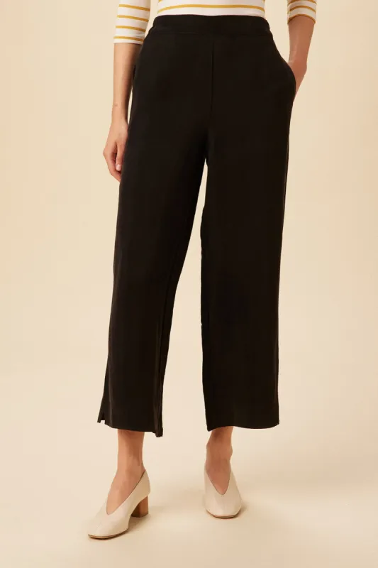Sol Cottonseed Cupro Pant - Black sold by Amour Vert