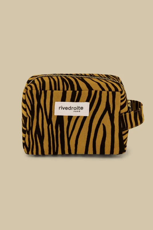 Rivedroite Tournelles The Small Pouch - Zebra Mustard sold by Amour Vert