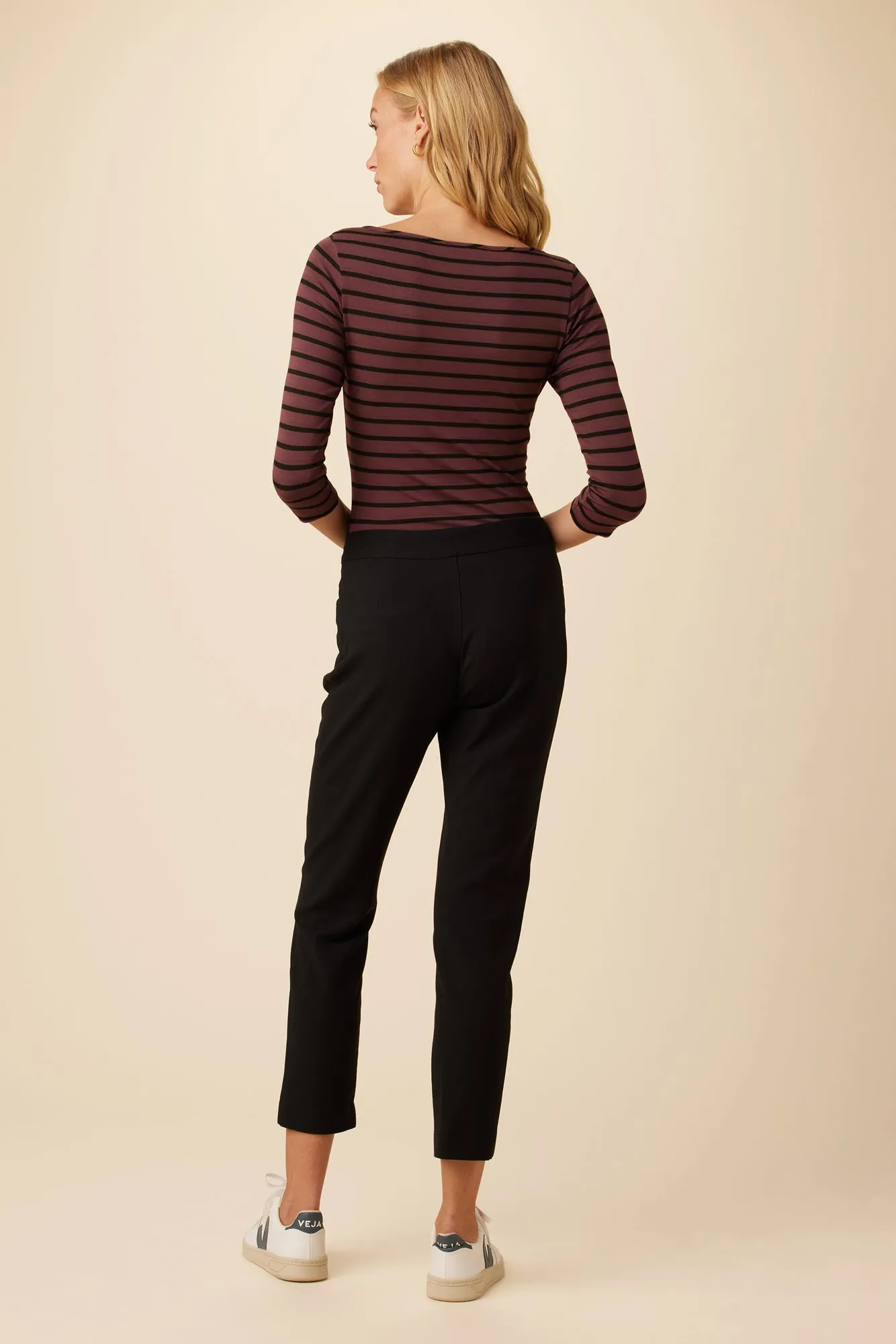 Graziella Woven Spandex Pant - Black sold by Amour Vert product image thumbnail 4