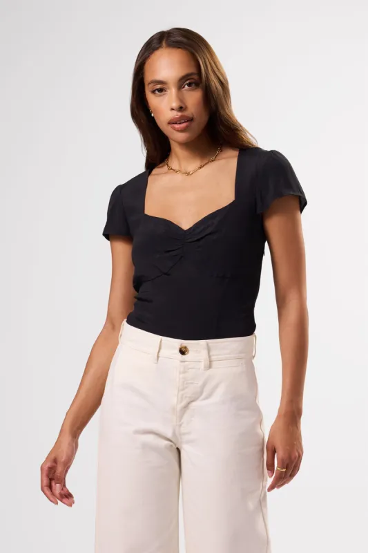 Beryl Blouse - Black sold by Amour Vert