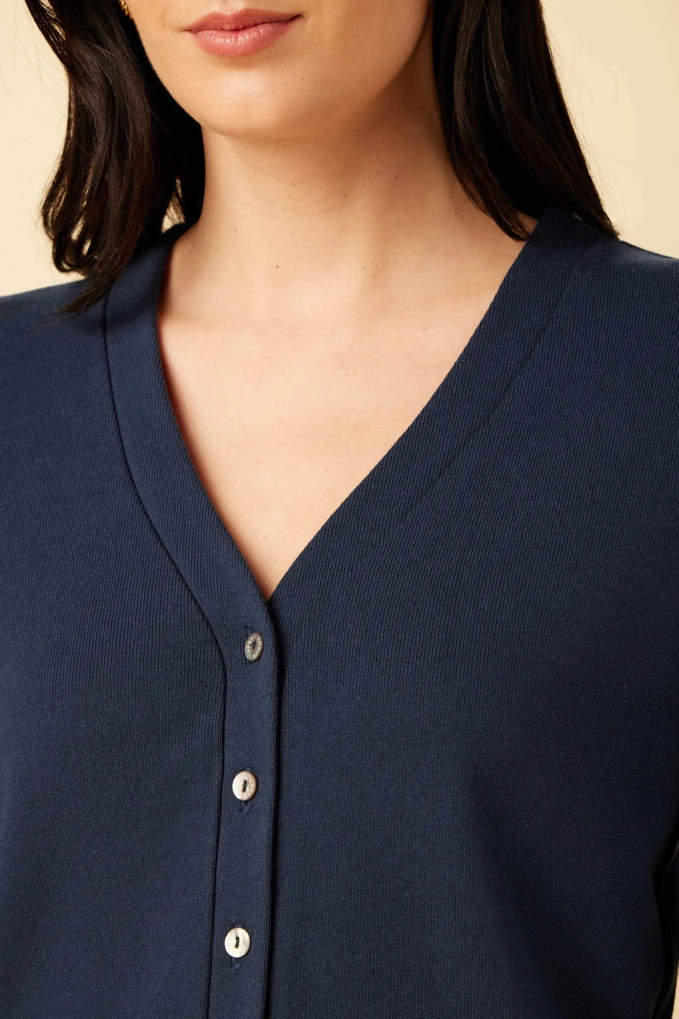 Zahra Swit Cardigan - Navy - ReAmour sold by Amour Vert product image thumbnail 4