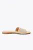 Nisolo Isla Woven Slide Sandal - Bone sold by Amour Vert