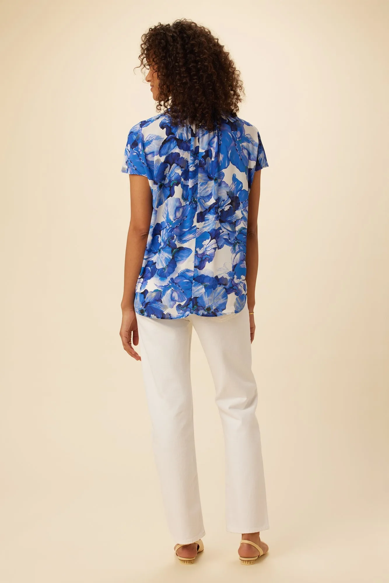 Renata Viscose Crepe Blouse - Cecily Floral - ReAmour sold by Amour Vert product image thumbnail 3
