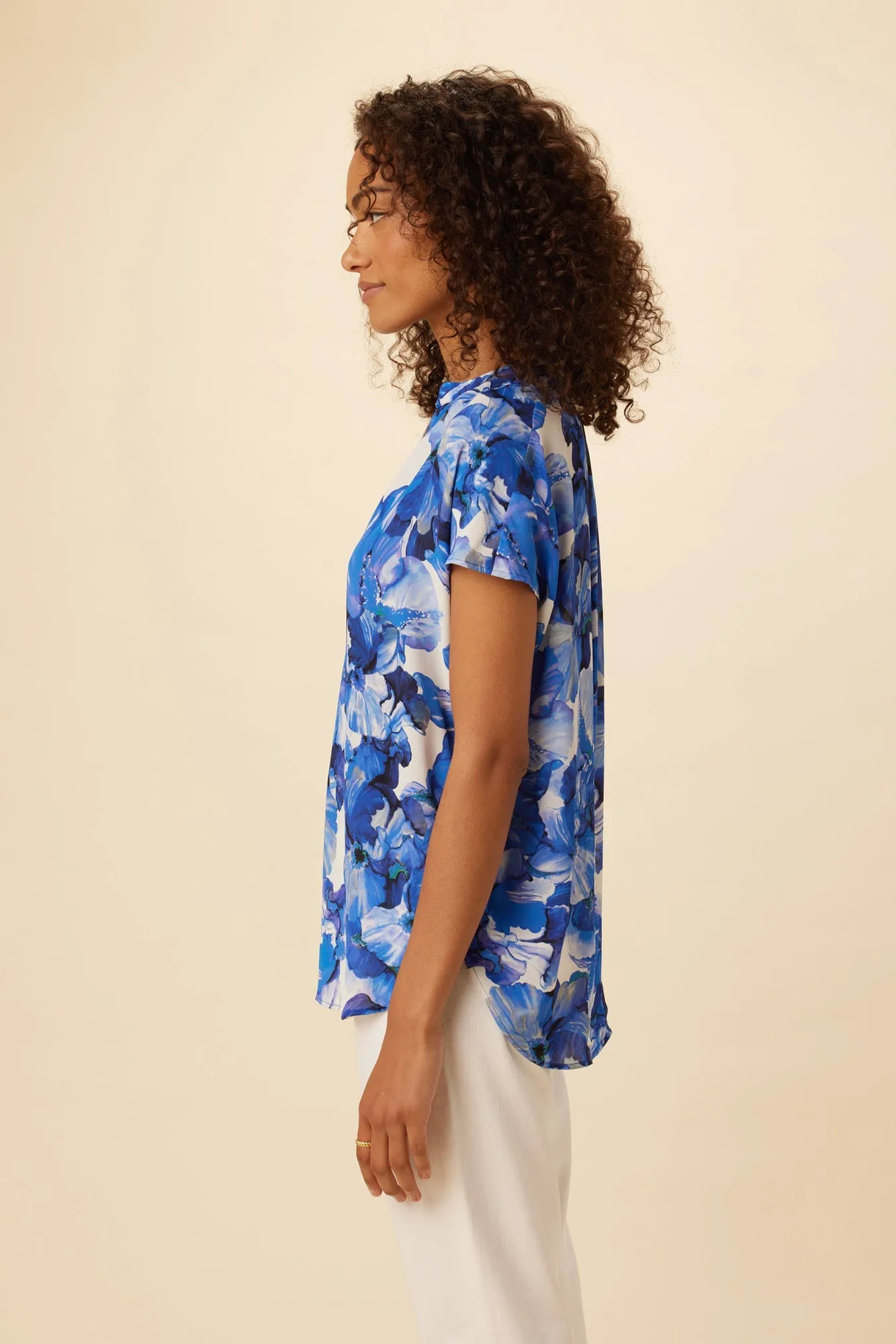 Renata Viscose Crepe Blouse - Cecily Floral - ReAmour sold by Amour Vert product image thumbnail 2