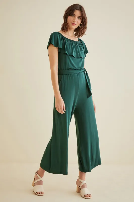 Aki Jumpsuit - Emerald Green - ReAmour sold by Amour Vert