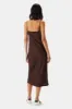 Briana Washable Silk Dress - Espresso sold by Amour Vert