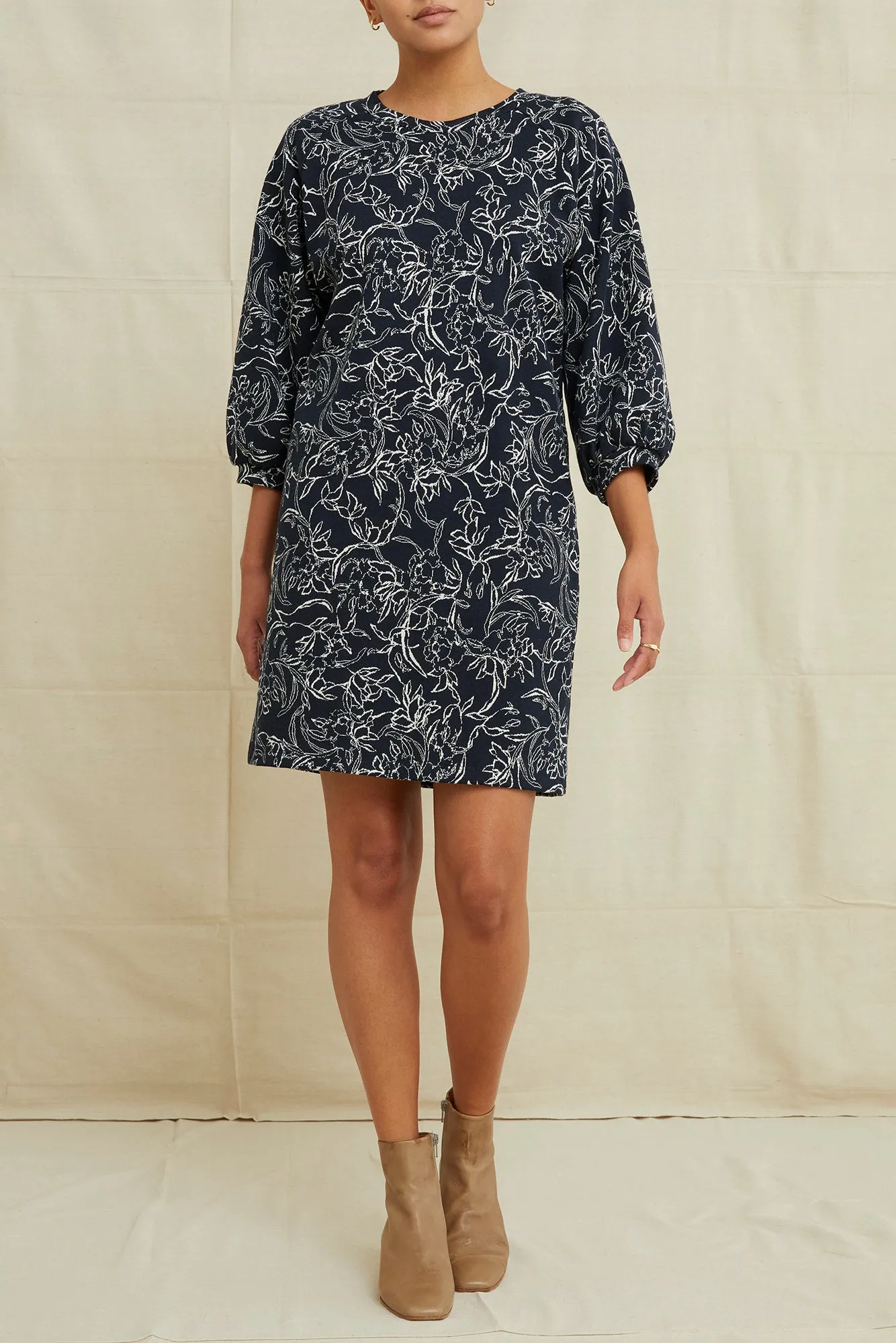 Whit Knit Dress - Larkspur sold by Amour Vert