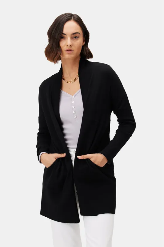 Bailey Delight Eco Cardigan - Black sold by Amour Vert