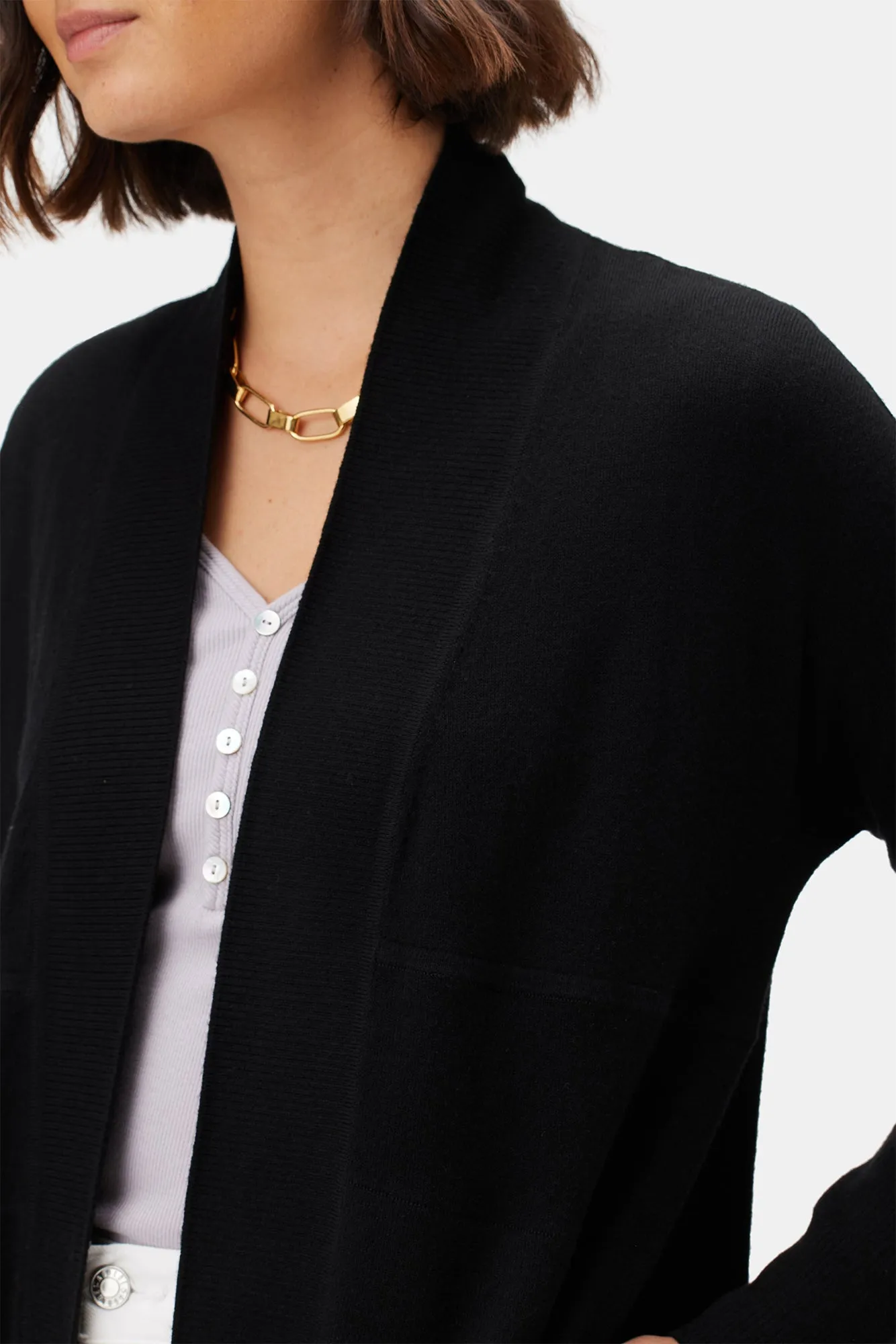 Bailey Delight Eco Cardigan - Black sold by Amour Vert product image thumbnail 4