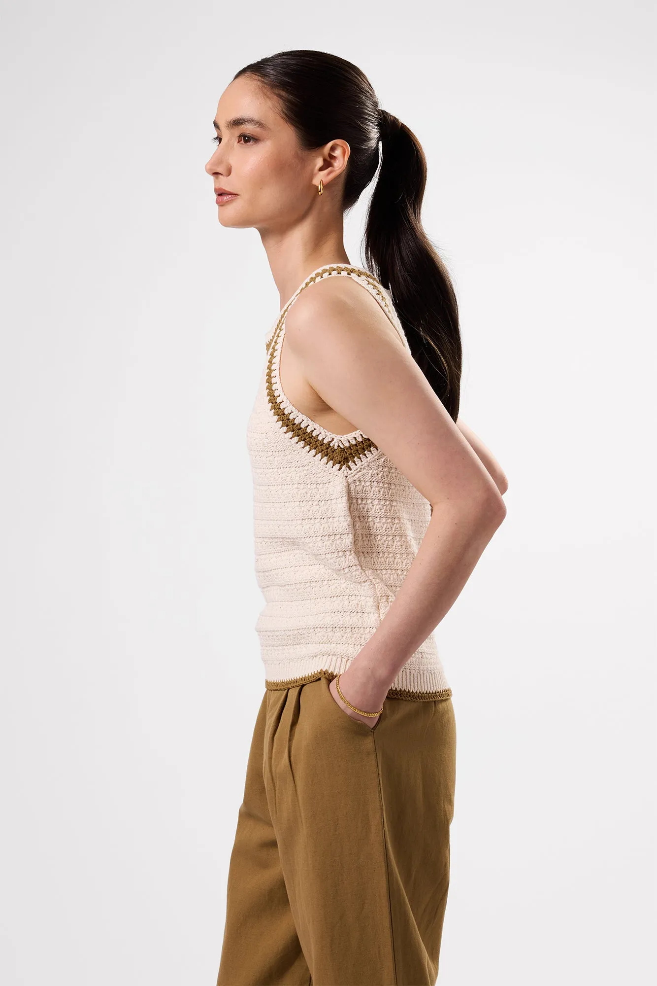 Texture Halter - Ivory Elm sold by Amour Vert product image thumbnail 4