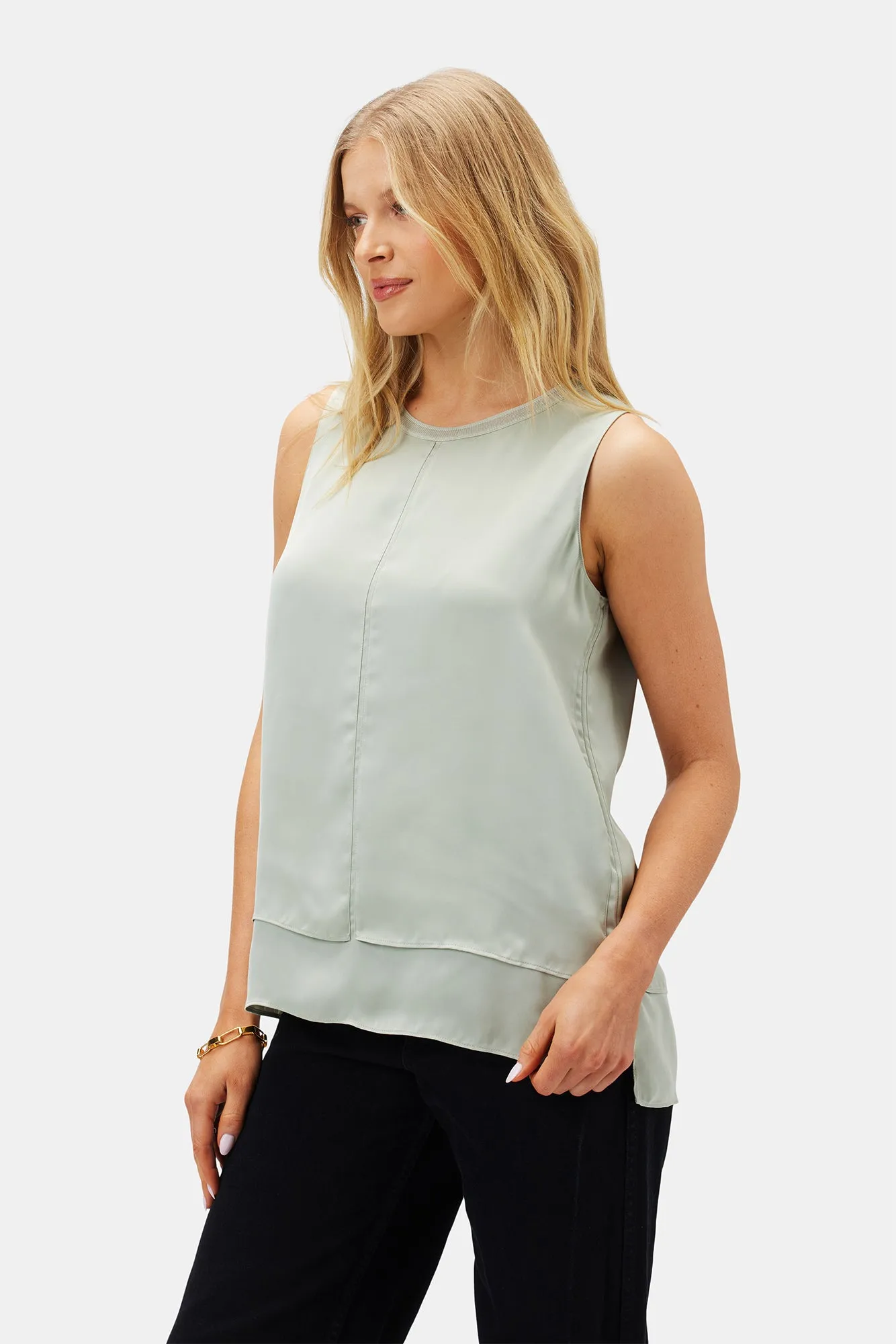 Zola Doubled Tank - Mint Green sold by Amour Vert product image thumbnail 2