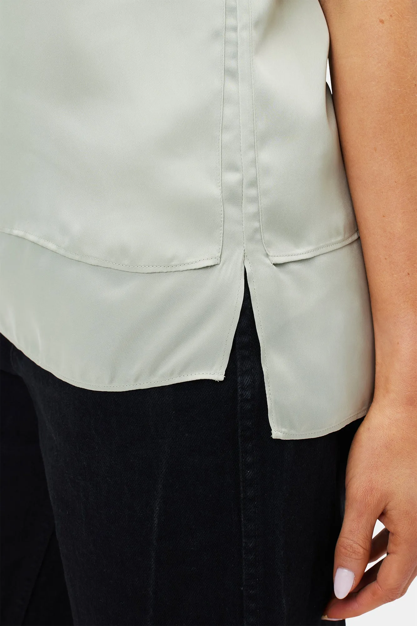 Zola Doubled Tank - Mint Green sold by Amour Vert product image thumbnail 4