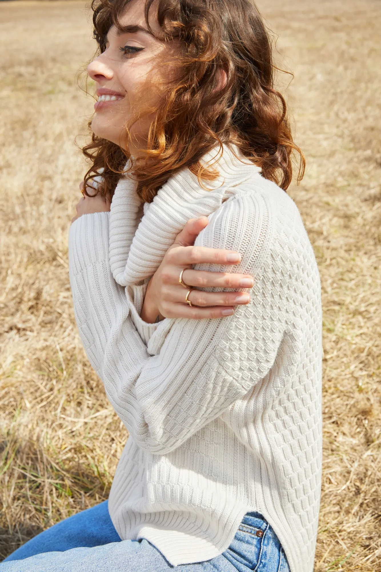 Harlow Wool Sweater - Ivory sold by Amour Vert product image thumbnail 2
