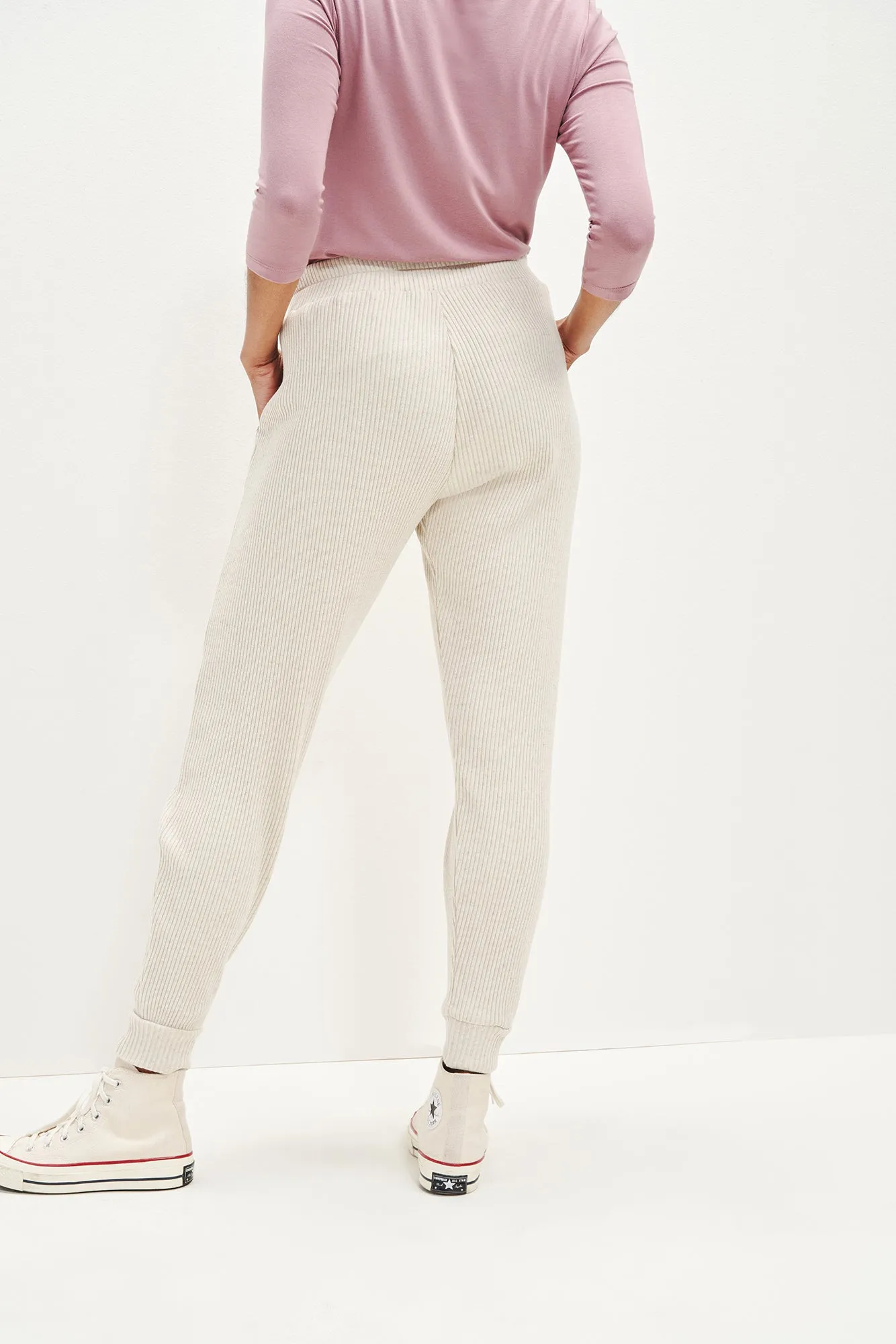 Skylar Linen Rib Joggers sold by Amour Vert product image thumbnail 5
