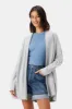 Bailey Flaxen Eco Cardigan - Heather Grey sold by Amour Vert