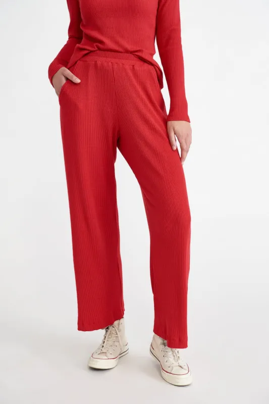 Willow Paris Rib Pants - Zinnia sold by Amour Vert