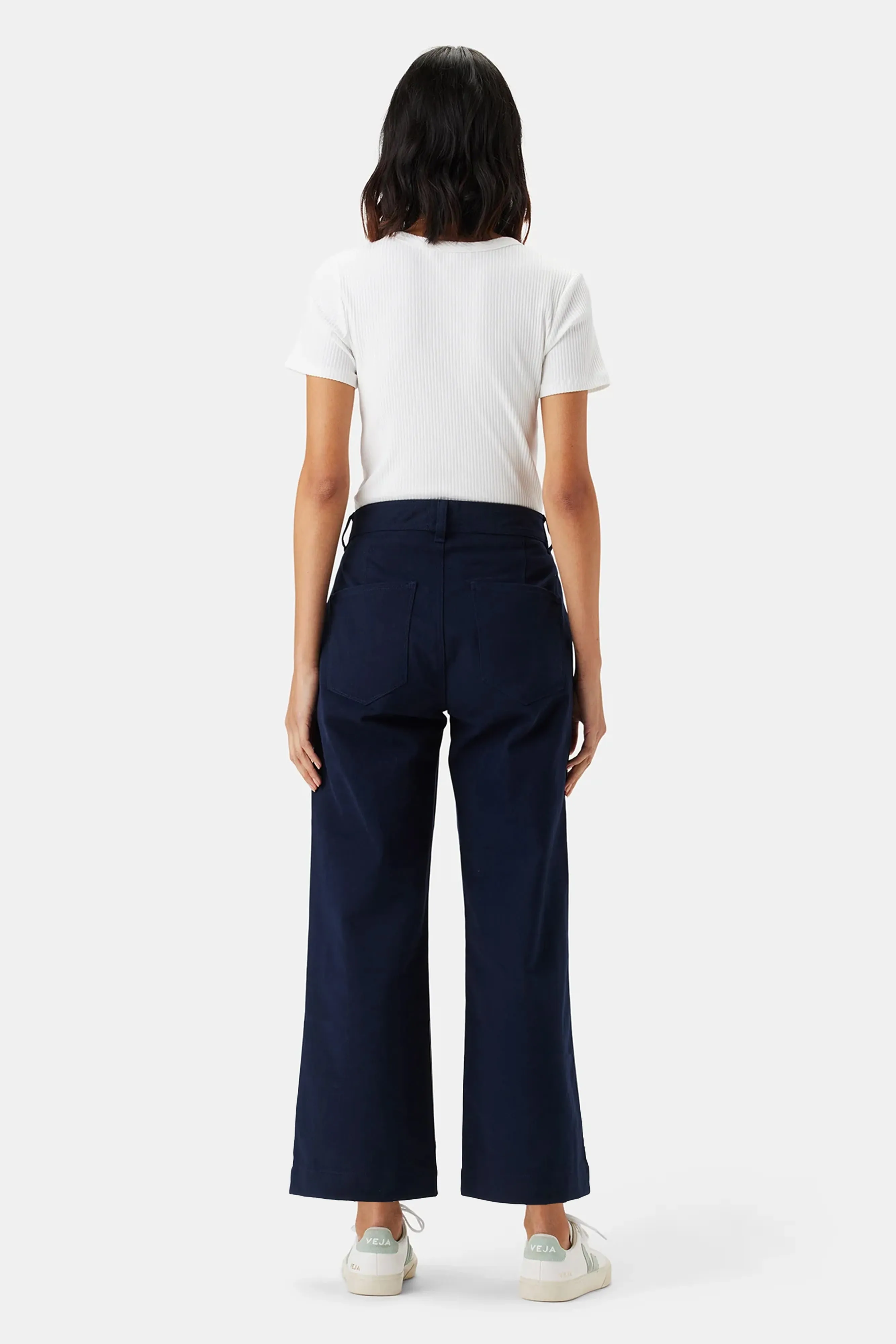Wide Leg Utility Pant - Navy Blue sold by Amour Vert product image thumbnail 4