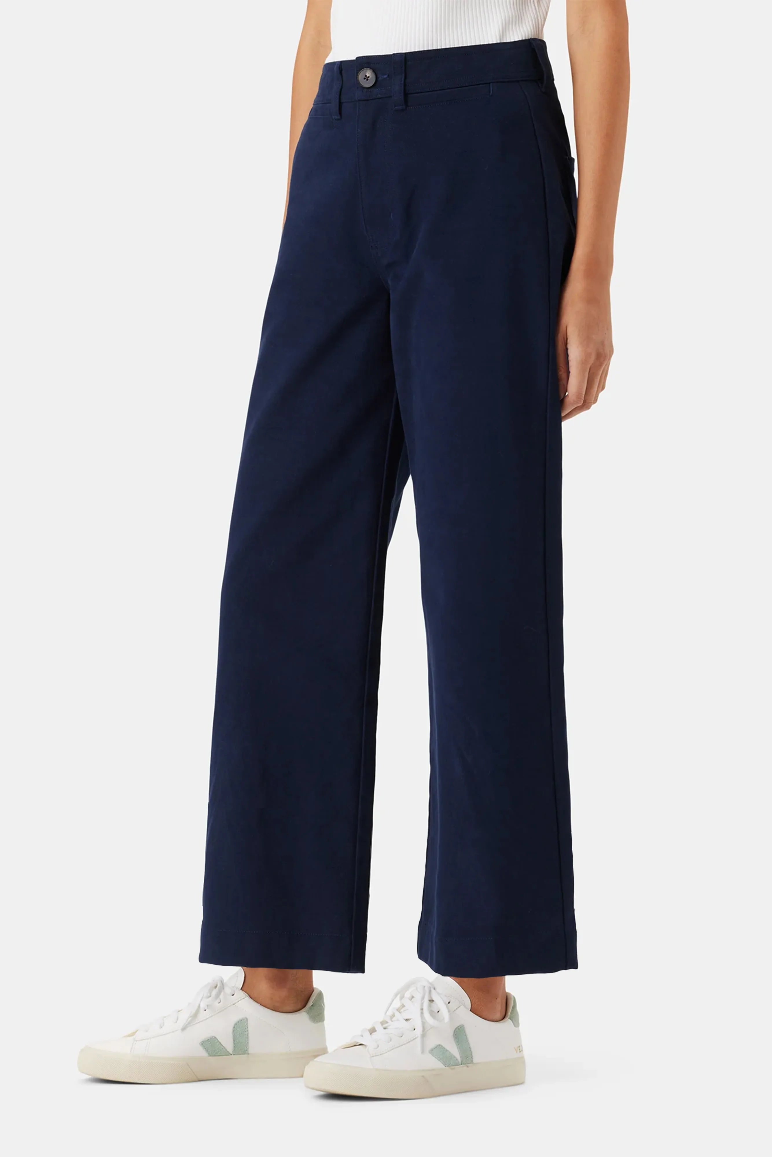 Wide Leg Utility Pant - Navy Blue sold by Amour Vert product image thumbnail 3