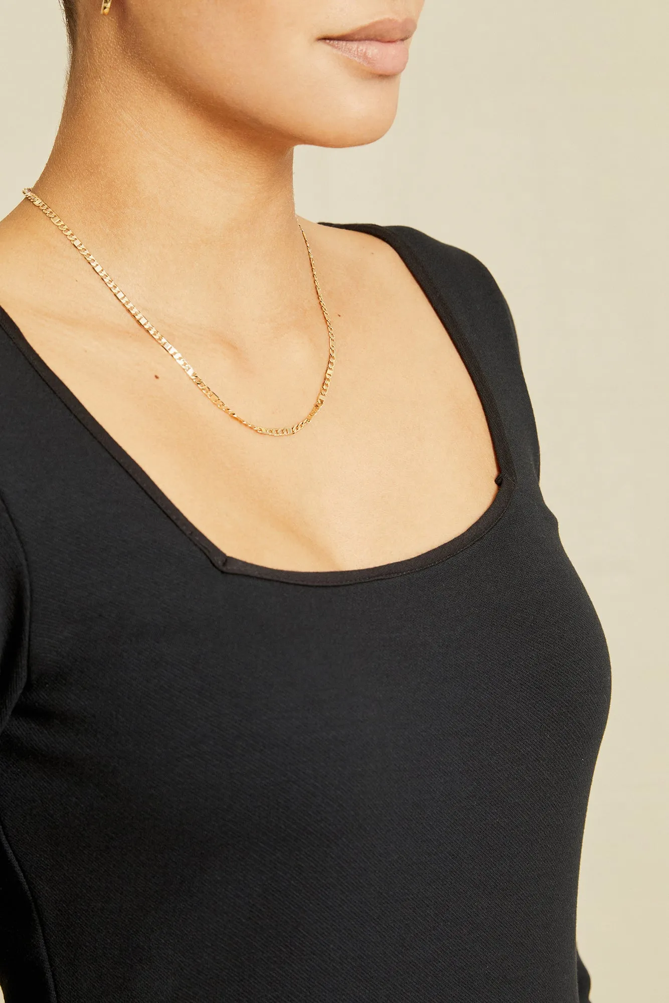 Lennox Ponte Twill Dress - Black sold by Amour Vert product image thumbnail 4