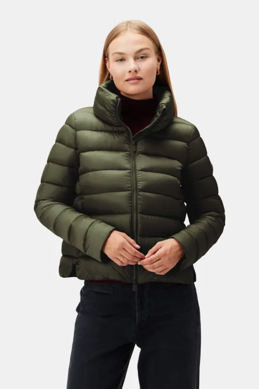 Save the Duck Elsie Puffer Jacket - Pine Green sold by Amour Vert