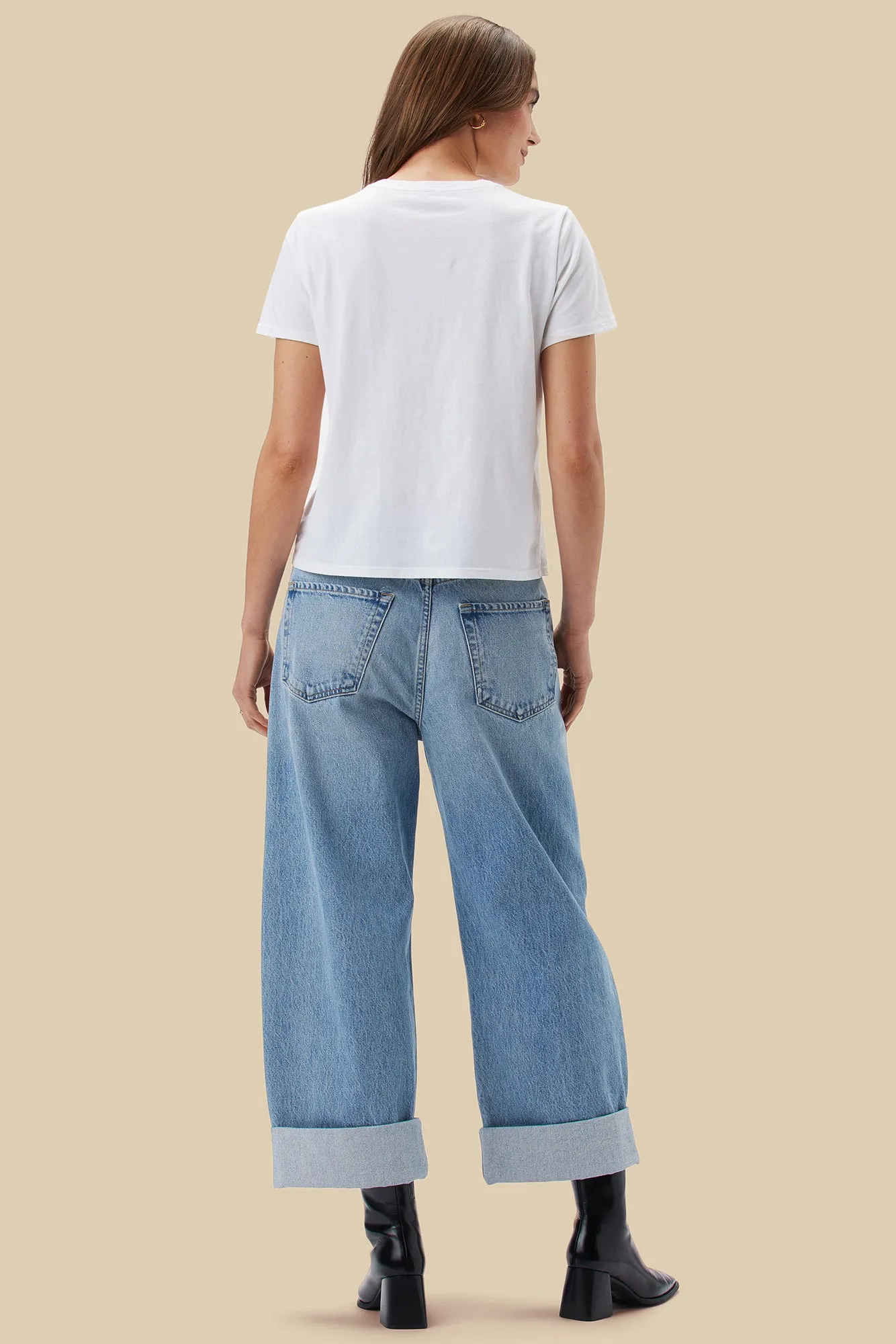 Berkeley Organic Cotton Tee - White sold by Amour Vert product image thumbnail 4