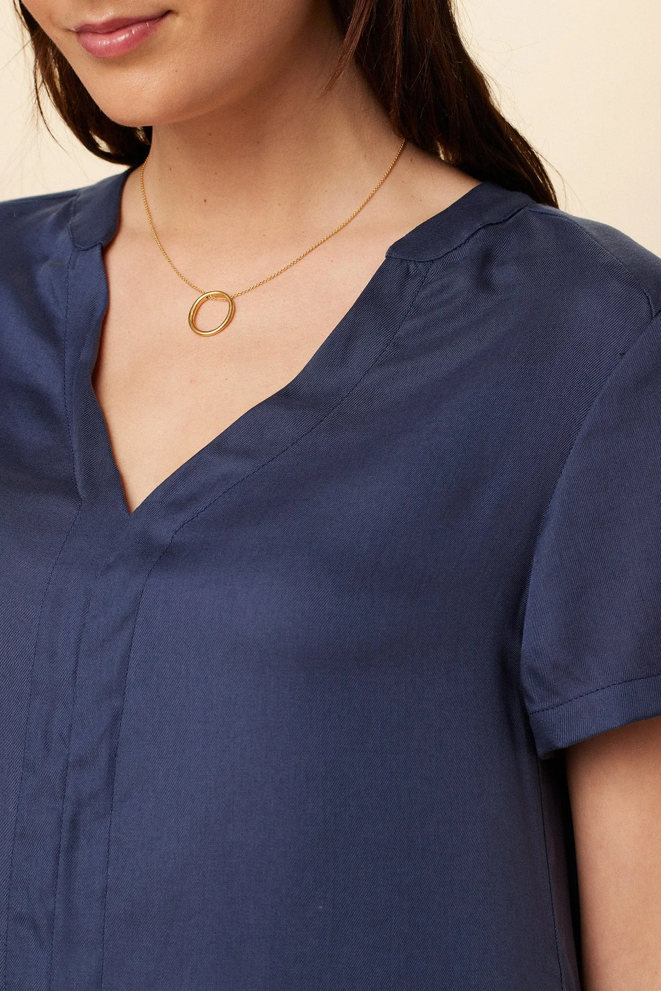 Zendaya Tencel Dress - Indigo sold by Amour Vert product image thumbnail 4