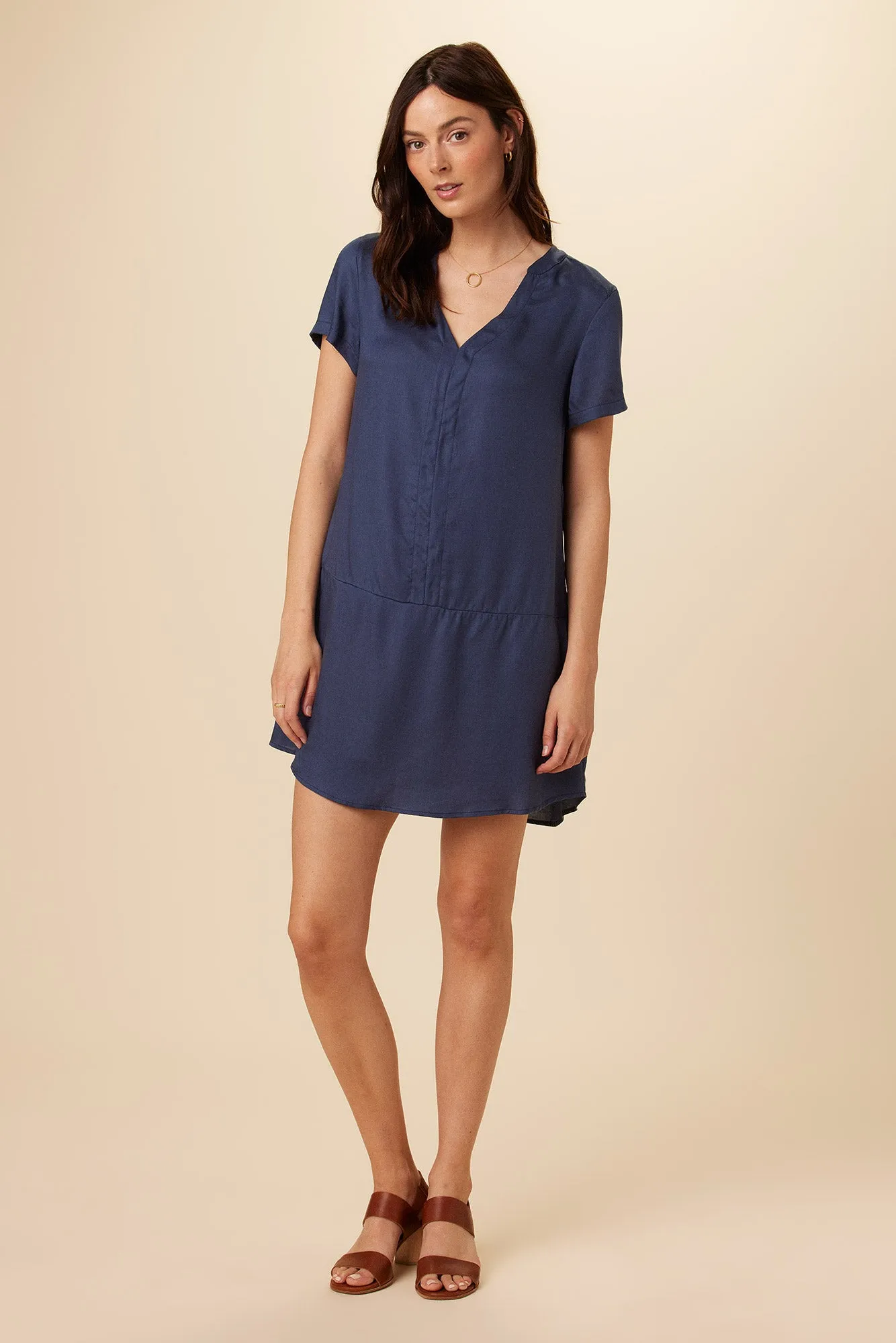 Zendaya Tencel Dress - Indigo sold by Amour Vert