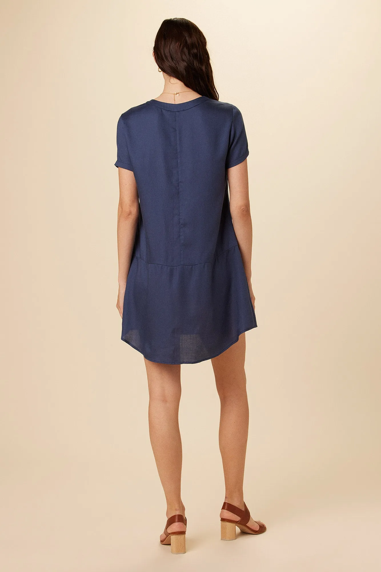 Zendaya Tencel Dress - Indigo sold by Amour Vert product image thumbnail 3