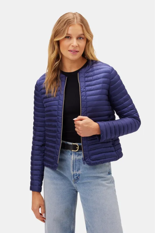 Save The Duck Carina Puffer Jacket - Navy Blue sold by Amour Vert