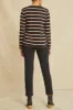 Berkeley Long Sleeve Modal Tee - Black and Quartz sold by Amour Vert