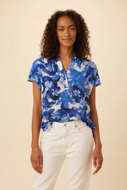 Renata Viscose Crepe Blouse - Cecily Floral sold by Amour Vert