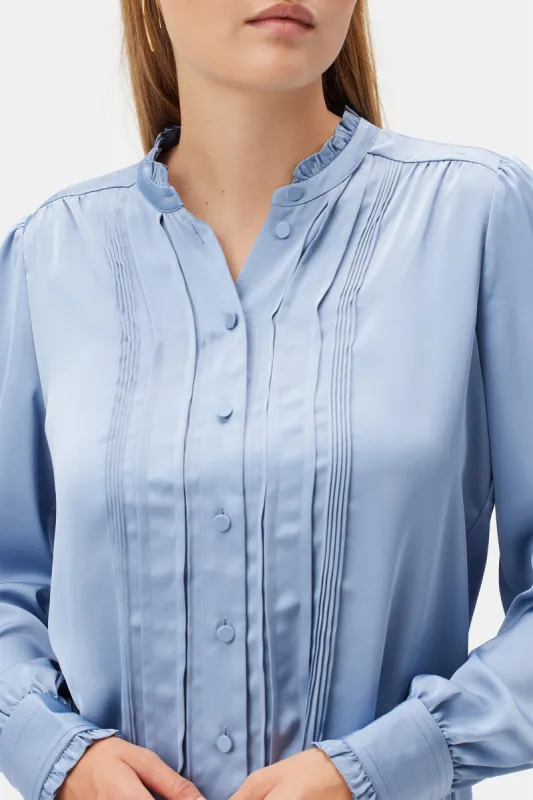 Charlotte Blouse - Horizon Blue sold by Amour Vert