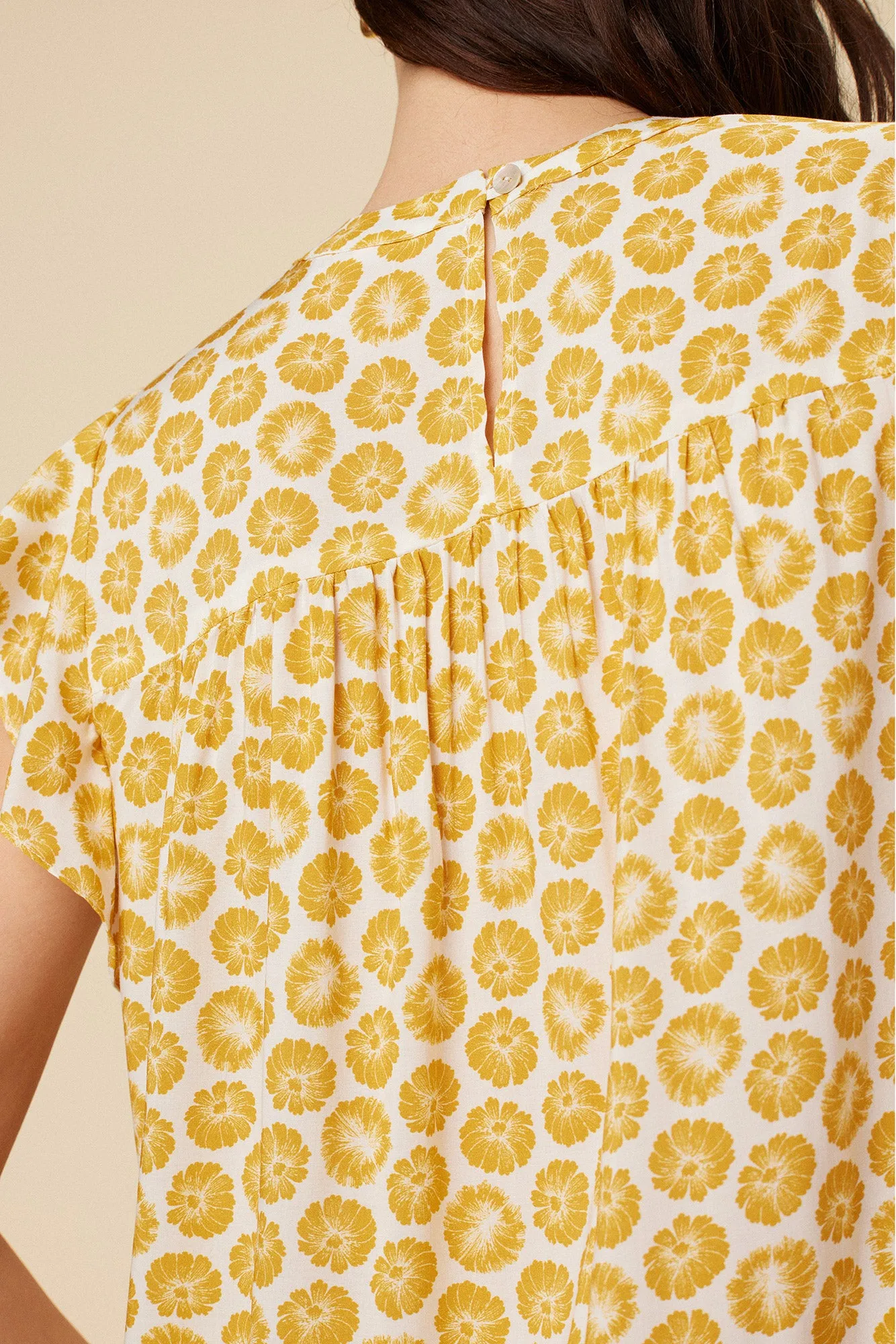 Calla Ecovero Blouse - Calico Sunflower sold by Amour Vert product image thumbnail 5