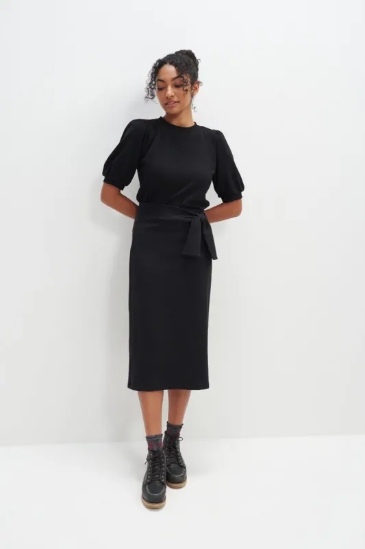 Aria Reverie Terry Skirt - Black sold by Amour Vert
