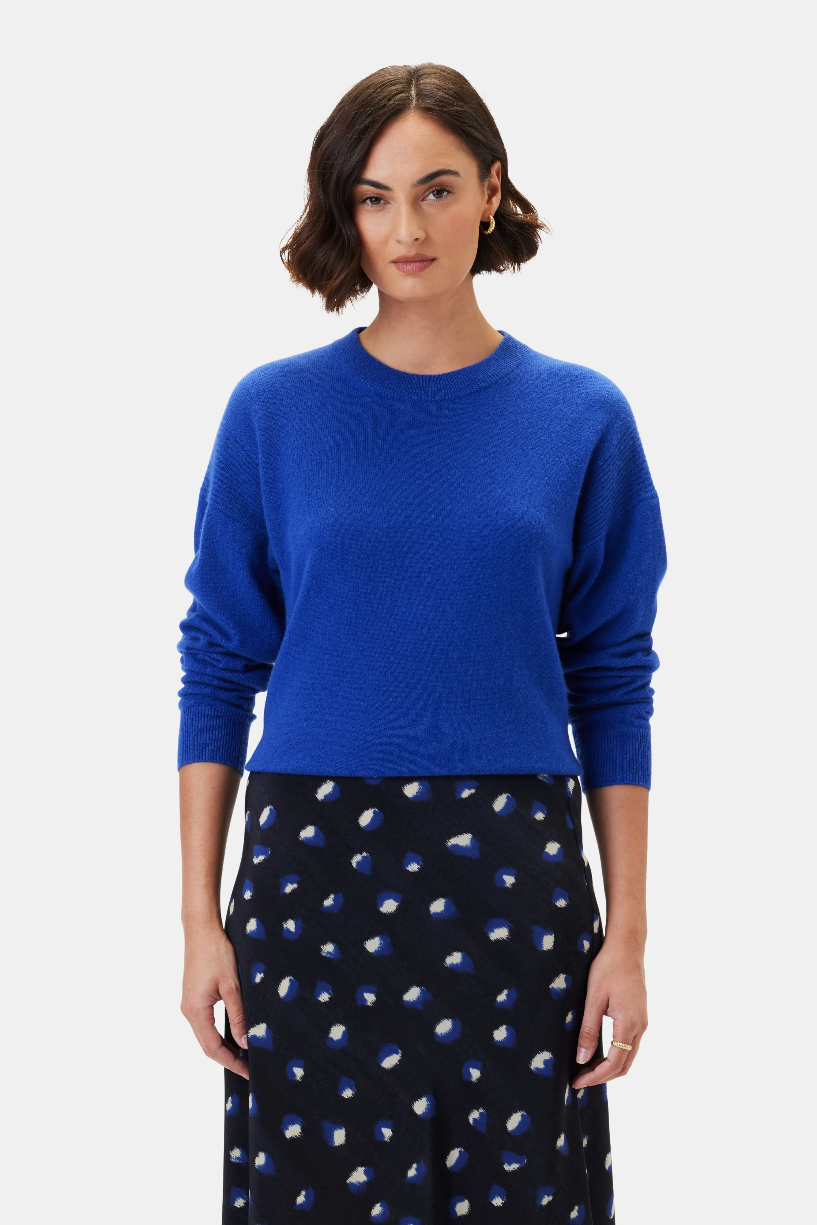 Pearl Cashmere Sweater - Cobalt sold by Amour Vert product image thumbnail 3