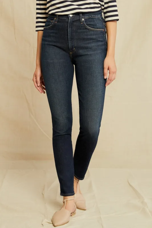 AGOLDE Pinch Waist High Rise Skinny Jean - Ovation made by Amour Vert