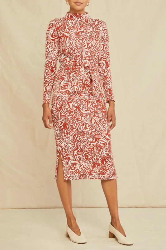 Castile Reverie Knit Dress - Gatsby Print sold by Amour Vert