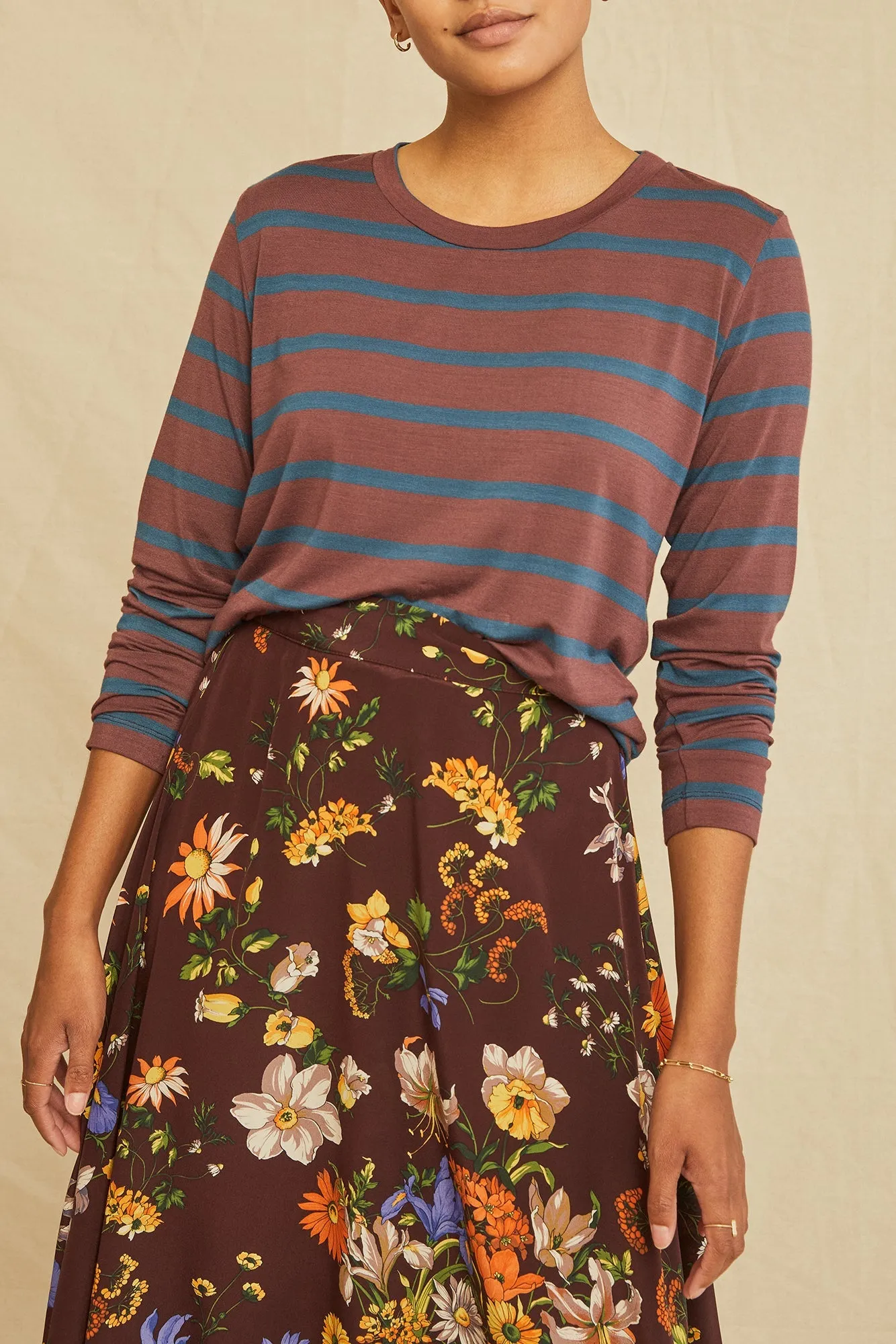 Berkeley Long Sleeve Modal Tee - ReAmour sold by Amour Vert product image thumbnail 3